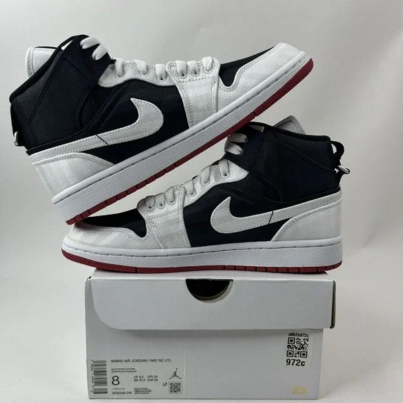 Nike Shoes Air Jordan 1 Mid SE WMNS “Utility/Black Gym Red” 2024